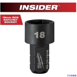��milwaukee INSIDER �p�X�X���[���`�F�b�g��p�\�P�b�g(��ђʃ^�C�v) 18mm 49161618(6821749)[�����ʓr�����ς�][�@�l����][�f�O���]