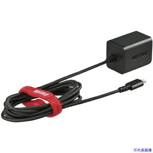 ��BUFFALO 2.4A�|AC Lightning���t�� 2.5m �u���b�N BSMPA2403LC2BK(6840371)[�����ʓr�����ς�][�@�l����][�f�O���]