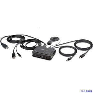 StarTech KVMXCb`/2|[g/VOj^[/4K60Hz HDMI/nCubhUSB|A & USB|C/PC p\R ؑ֊ C2H46UACCBLKVM(6880120)[@l][O]