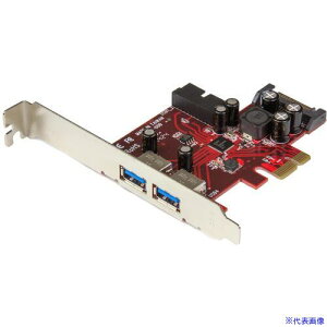StarTech USB|AgJ[h/PCIe 2.0 x1/4|[gUSB|A 3.2 Gen 1/C^[tF[X/Windows PEXUSB3S2EI(6914222)[@l][O]