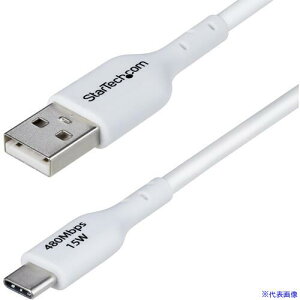 StarTech USBP[u/USB 2.0 Type|A | Type|C/2m/3A 15W/IX|IX/zCg/[dR[h USB2AC2MNCWHE(6915733)[@l][O]