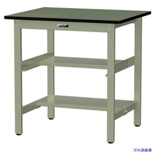 �����}�e�b�N ���ʍ�Ƒ� ���[�N�e�[�u��500�V���[�Y �Œ莮 ���ԒI�E���ʒI�t ���r�V�[�g�V�� W900×D750×H900mm �O���[��/���}�e�b�N�O���[�� SJRH975TS1GG(6969670)[�@�l����][�O������]