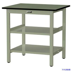 �����}�e�b�N ���ʍ�Ƒ� ���[�N�e�[�u��500�V���[�Y �Œ莮 ���ԒI�E�S�ʒI�t ���r�V�[�g�V�� W900×D750×H900mm �O���[��/���}�e�b�N�O���[�� SJRH975TTS2GG(6969703)[�@�l����][�O������]