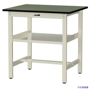 �����}�e�b�N ���ʍ�Ƒ� ���[�N�e�[�u��500�V���[�Y �Œ莮 ���ԑS�ʒI�t ���r�V�[�g�V�� W900×D750×H900mm �O���[��/���}�e�b�N�A�C�{���[ SJRH975S2GI(6972813)[�@�l����][�O������]