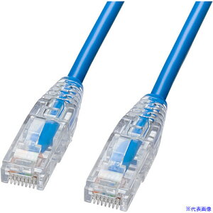 ��SANWA �J�e�S��6A LAN�P�[�u��(�X�����A���炩�A�c���܂�h�~�R�l�N�^) KBSL6AYS05BL(7004718)[�����ʓr�����ς�][�@�l����][�f�O���]