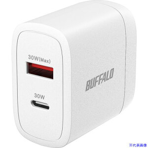 ��BUFFALO PD30W�Ή�AC�[�d�� C×1/A×1 2�|�[�g �z���C�g BSACPD3000C2WH(7009539)[�����ʓr�����ς�][�@�l����][�f�O���]