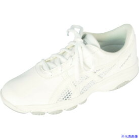■ASICS NURSEWALKER201 ホワイト×ライトグレー 24.5cm FMN201.011324.5(7519796)