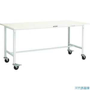 ��TRUSCO �y�׏d��Ƒ�(150kg)AE�^ 900X600XH846 ��100�L���X�^�[�t �z���C�g�F AE0960C100W(7701314)[�@�l����][������]