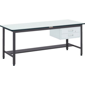 ��TRUSCO ���׏d��Ƒ�(500kg)AEW�^ 900X600XH740 2�i���o�t �_�[�N�O���[�F AEWS0960F2(7701888)[�@�l����][������]