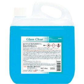 ■Linda ガラスクリーナー グラスクリアー 容量4L AZ03(7810440)