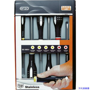 ��BAHCO �O���b�v�h���C�o�[ �G���S�X�e�����X�h���C�o�[ 6�{�Z�b�g BE�|8020I�A8040I�� BE9881I(7928475)