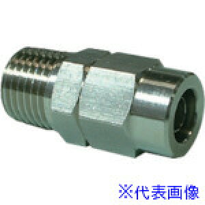 ���`���_ SUS316���C���R�l�N�^ 10mm�ER1/4 HS1002M(8082946)[�����ʓr�����ς�][�@�l����][�f�O���]