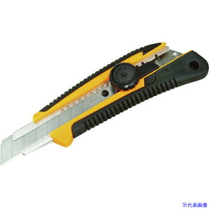 ■タジマ カッターナイフ ネジプロ グリーL オレンジ クリアケース入 LC561ORCL(8134877)