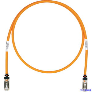 ��PANDUIT CAT6A/CAT6 �V�[���h�p�b�`�R�[�h 3m �I�����W STP6X3MOR STP6X3MOR(8180501)