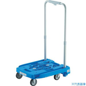 ■TRUSCO 樹脂台車 カルティオミニ weego ブルー WP2GB(8186999)