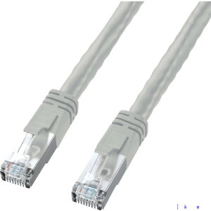 ��SANWA CAT6 LAN�P�[�u�� PoE�Ή��^�C�v ���C�g�O���[ 15m KBT6POE15(8353073)