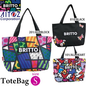 アイトス(AITOZ) BRITTO トートバッグ 772501S 選べるカラー3種類 ポップ・アーティストコラボ商品 おしゃれ 可愛い 小さめ かばん トートバック【在庫有り】