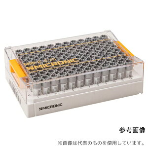 Micronic Europe B.V. MP52763-Y20 2D�o�[�R�[�h�t�N���C�I�`���[�u Hybrid External thread 0.75mL ���b�N�� W00�^�C�v(���ʔ��F�ʕt��)1�Z�b�g(96�{×10���b�N��)