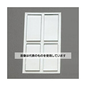 エスコ 20x40x3mm耐震ベース(クリア/4個) EA979D-71 入数:1個