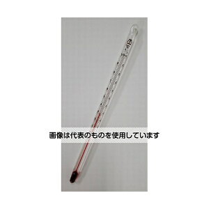 東亜計器製作所 短型赤液棒状温度計0〜50℃ T-1557 入数:1本