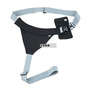 ナビス(アズワン) IKD-K すっきりさわやか車いすベルト ブラック