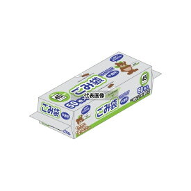 ●オルディ CB-45-50 コンパクトボックスごみ袋 45L 半透明 1ケース(50枚×15パック)