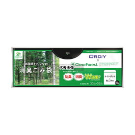 オルディ HKD-TP-30 北海道トドマツの消臭ごみ袋(防臭・消臭)小物入用/黒 30枚入