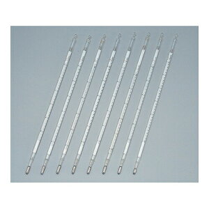 アズワン(AS ONE) 標準温度計(二重管) No.0 -50〜0℃ 成績書付 校正証明書付 1本