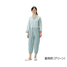 アズワン(AS ONE) 制菌前開き介護用ねまき ブルー L