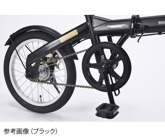 アズワン(AS ONE) 折りたたみ自転車 ブラック M-100 BK 1台 5