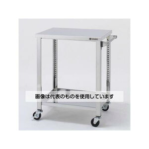 アズワン(AS ONE) 750x600x800mm/100kg ワゴン(二段/ステンレス製) EA956NA-43 入数:1台