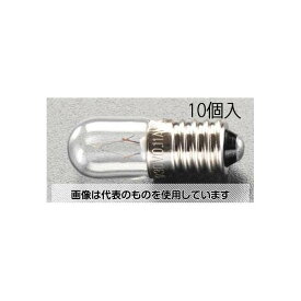 エスコ 30V/0.11A/E10 パイロット球(10個) EA758ZA-34 入数：1袋