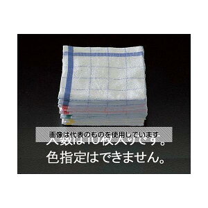 エスコ 350x350mm ふきん(10枚) EA929HG-3 入数:1袋