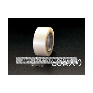 エスコ 50mmx50m 手切れ粘着テープ(透明/30巻) EA944NB-50B 入数:1箱