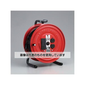 AY(AS ONE) AC125V/15A/30m R[h[(USB|[g4) EA815BV-1 F1