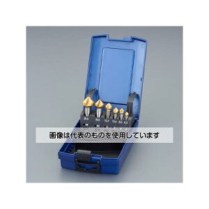 アズワン(AS ONE) 6.3-20.5mm カウンターシンク(6本組・HSS・Tinコート) EA827FE-316 入数:1セット