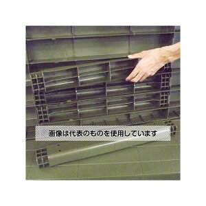 エスコ 1200x450x87mm ラック棚/連結式(OD色/PP製) EA976AL-31 入数:1枚
