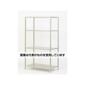 エスコ 814x380x1200mm/4段ラック棚(折畳式) EA976AV-21 入数:1台