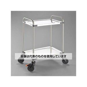 アズワン(AS ONE) 630x400mm/120kg 運搬車(二段/ブレーキ付/sus EA520BE-81 入数:1台
