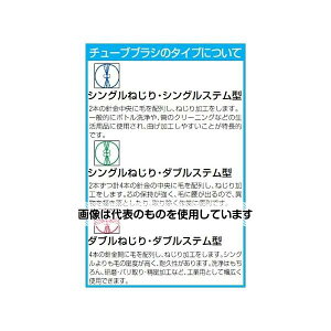 �A�Y����(AS ONE) 20.6mm �`���[�u�u���V�w�b�h(�i�C������) EA109CK-20.6 �����F1�{