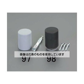 エスコ φ35x45mm 戸当り(木床用/ブラック) EA951LG-98 入数：1個