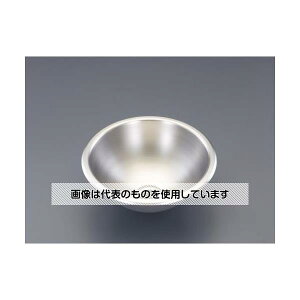 エスコ Φ270x112mm 丸型シンク(ステンレス製) EA468EK-1 入数:1個