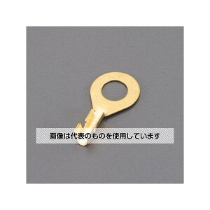 アズワン(AS ONE) 0.50-2.00mm2/ 6mm 丸形端子(薄型/100個) EA538RB-58 入数:1袋(100個入)
