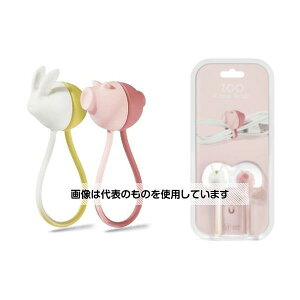 ���{�|�X�e�b�N �P�[�u���I�[�K�i�C�U�[ Zoo Cable Wraps 1��(2�{��) zoocable Pig_Rabbit �����F1��(2�{��)