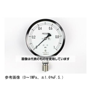 �A�Y����(AS ONE) ���ʌ`���͌v(��100) ���`A�g -0.1�`0.16MPa AE20-143 �����F1��