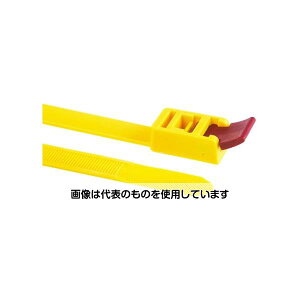�w���}���^�C�g�� �����o���h 750mm x 13 mm �� �i�C���� 66 1��(5��) 115-00001 SpeedyTie(RTT750HR)-PA66-RD/YE �����F1��(5��)
