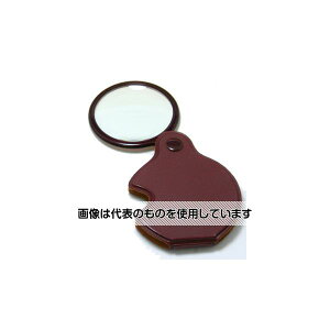 池田レンズ工業 ポケットルーペ 3.5倍 45mm 茶 3120 入数:1個