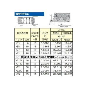 エスコ G 1/2"x15.8mm 雄ねじステム EA141BE-45 入数:1個