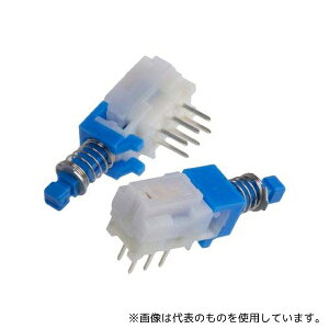 Alps Electric SPUJ190900 �����{�^���X�C�b�` 100 mA @ 30 V dc ���b�` PCB �o�ɑo��(DPDT) 7.4 x 7.2mm 1��(4��)