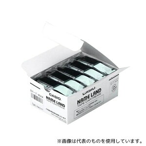 カシオ XR-24WE-5P-E カシオ ネームランドテープ24mm幅 (白地/黒文字) 5本セット